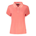North Sails Rosa Modal women's polo shirt in soft fabric, featuring a classic collar and short sleeves.