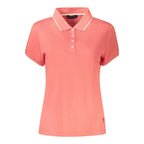 North Sails Rosa Modal women's polo shirt in soft fabric, featuring a classic collar and short sleeves.