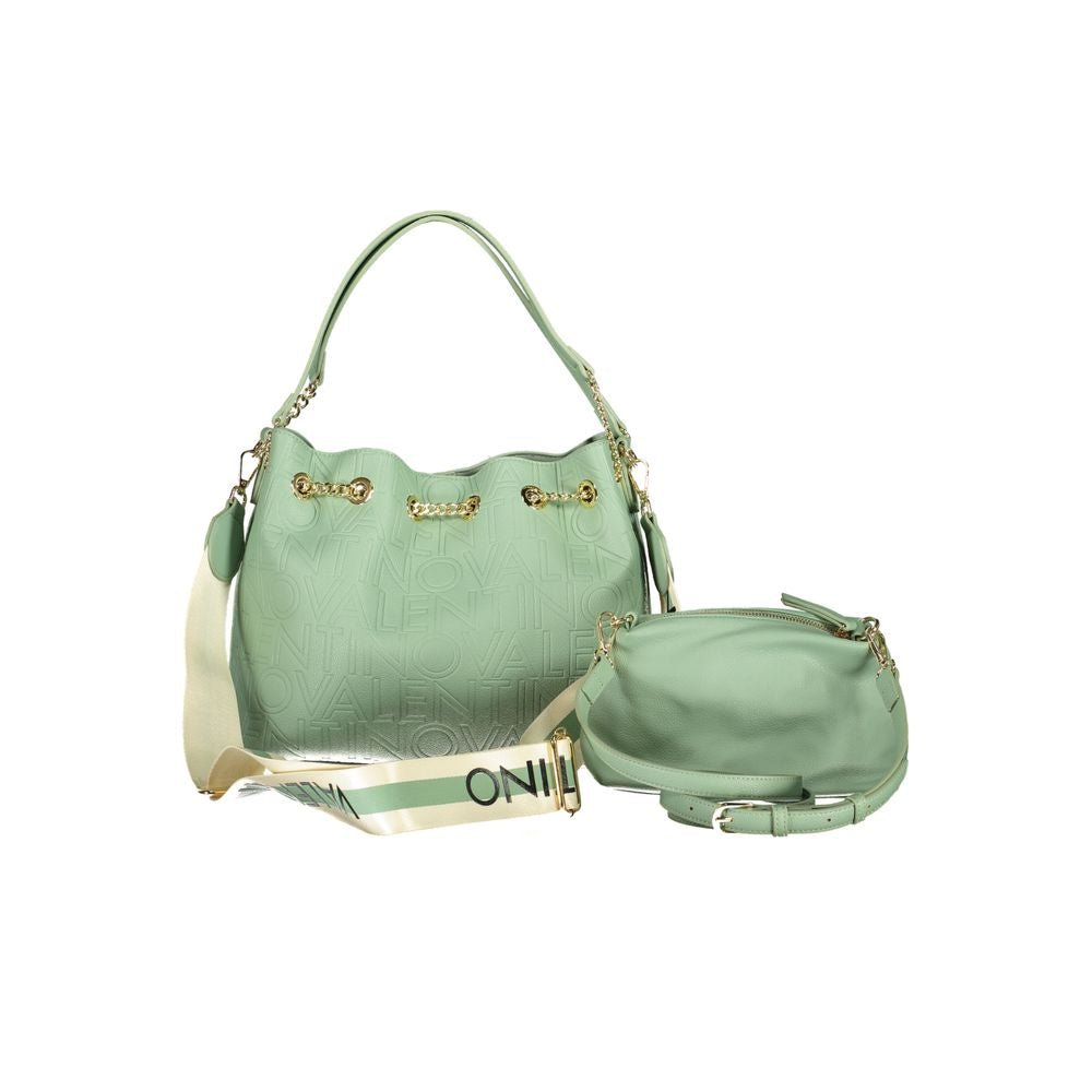 Mario Valentino Green Polyethylene Handbag Mario Valentino
