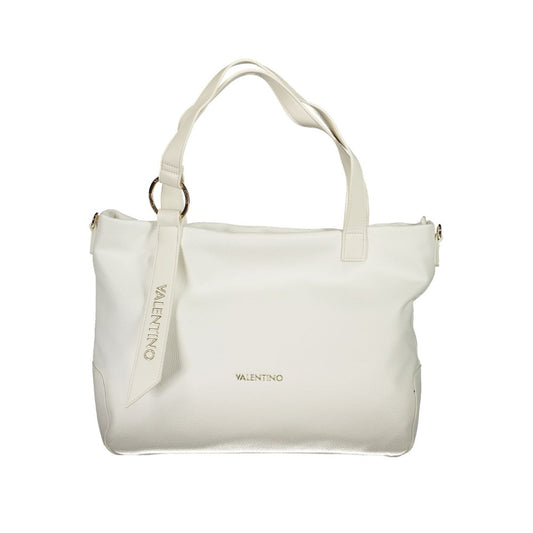 Mario Valentino White Polyethylene Handbag Mario Valentino