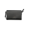 Black Calvin Klein women's polyester bag with sleek design and top handles, suitable for casual and everyday use.