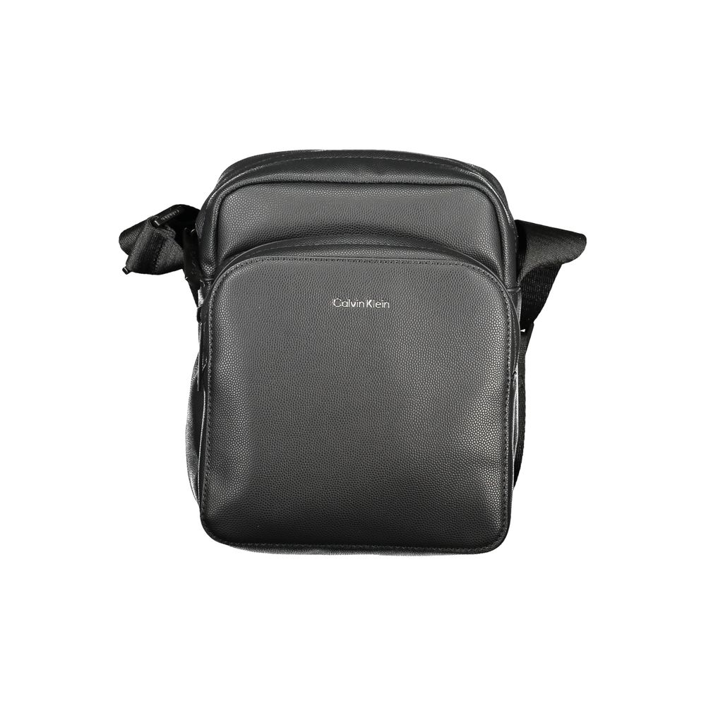 Calvin Klein Black Polyester Men Shoulder Bag Calvin Klein