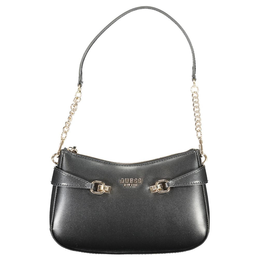 Guess Jeans Black Polyethylene Women Handbag Guess Jeans