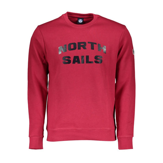 North Sails Red Cotton Men's Sweatshirt North Sails