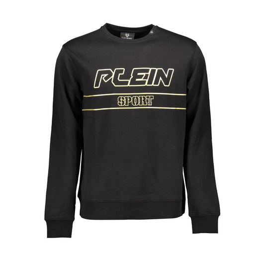 Plein Sport Black Cotton Men's Sweatshirt Plein Sport
