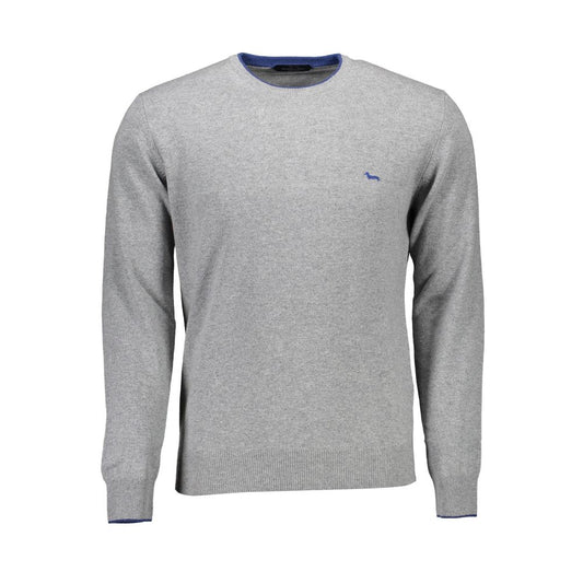 Harmont & Blaine Grigio Wool Men Sweater Harmont & Blaine