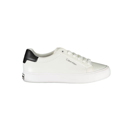 Calvin Klein Bianco Leather Women Sneaker Calvin Klein