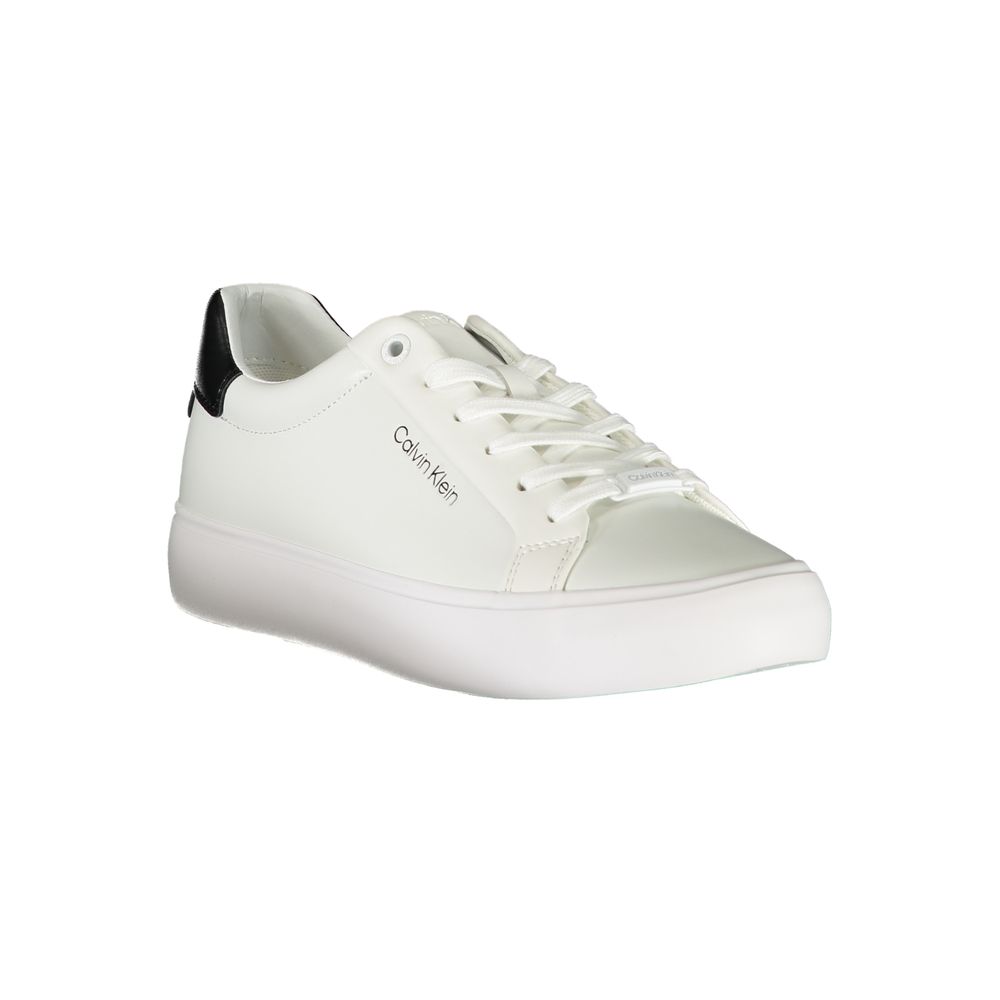Calvin Klein Bianco Leather Women Sneaker Calvin Klein