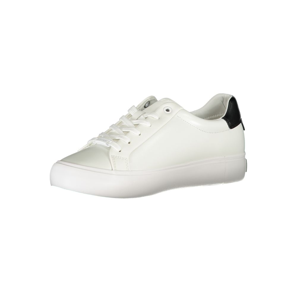 Calvin Klein Bianco Leather Women Sneaker Calvin Klein
