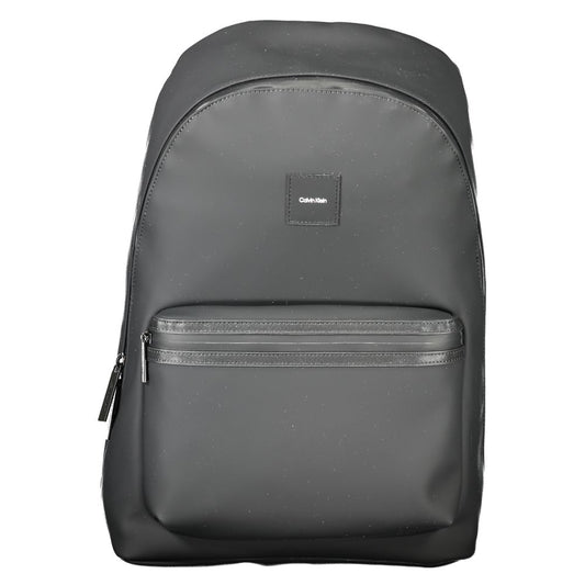 Calvin Klein Black Polyester Men Backpack Calvin Klein