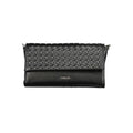 Calvin Klein black polyester women’s shoulder bag with sleek design and adjustable strap.