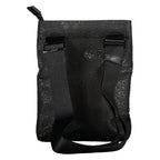Black Calvin Klein men's shoulder bag made of polyester with adjustable strap and sleek design, suitable for everyday use.