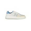 Calvin Klein Bianco Leather Mens Sneaker showing white leather upper and casual athletic design.