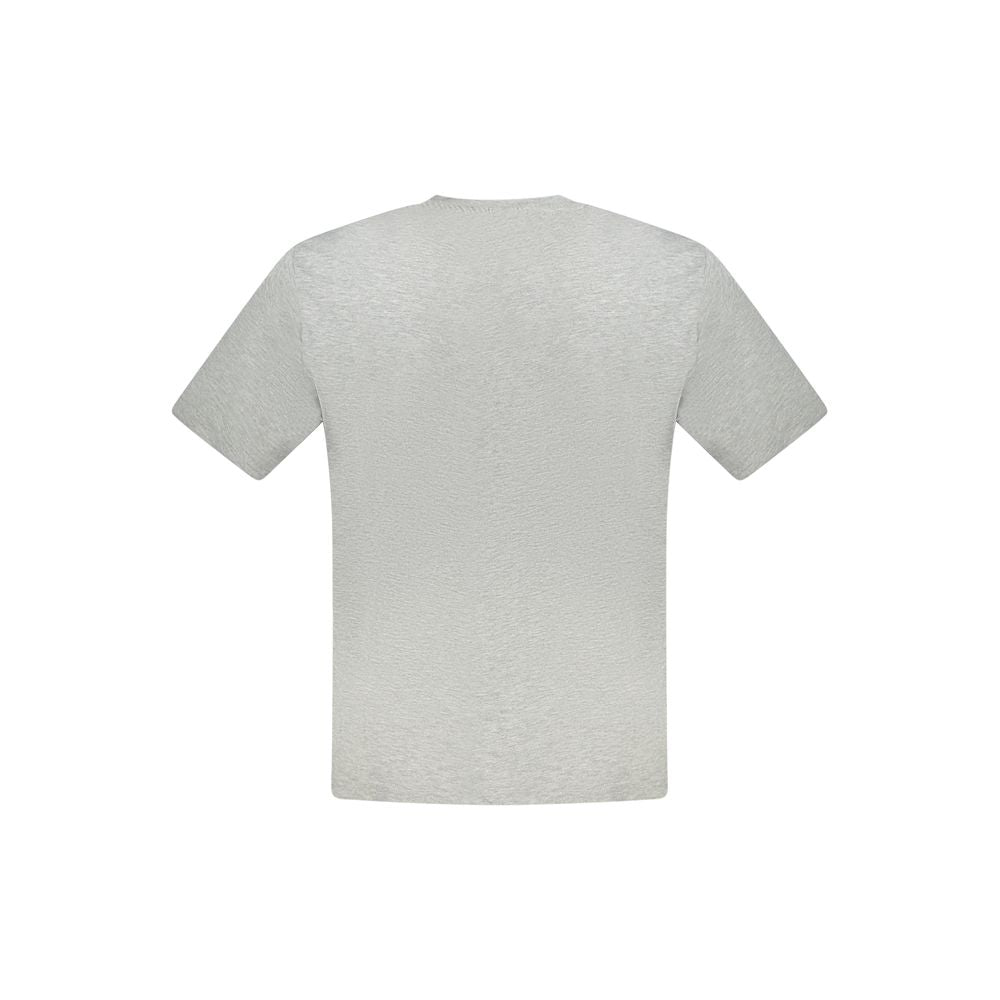 North Sails Gray Cotton Men's T-Shirt - Eljoys Fashion 