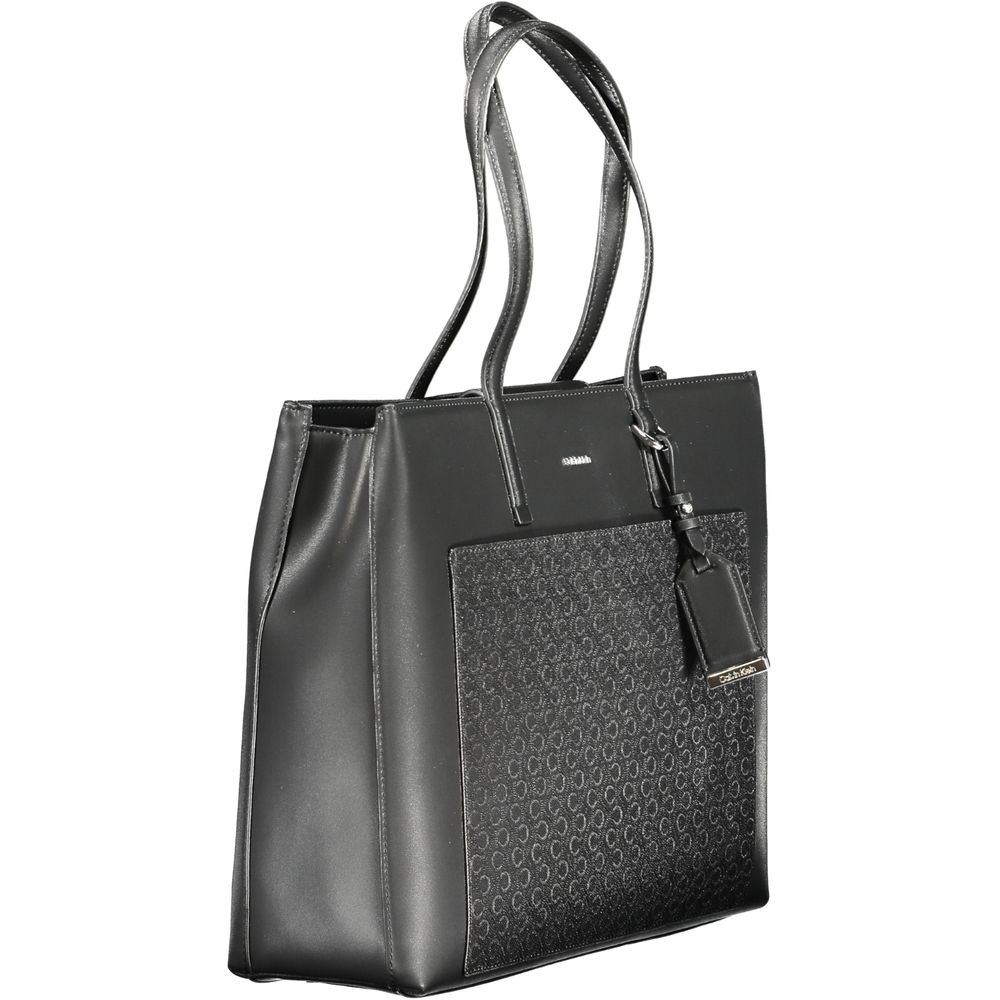 Calvin Klein Black Polyester Women Handbag Calvin Klein
