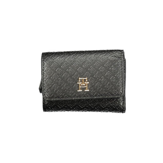 Tommy Hilfiger Black Polyethylene Women Wallet Tommy Hilfiger