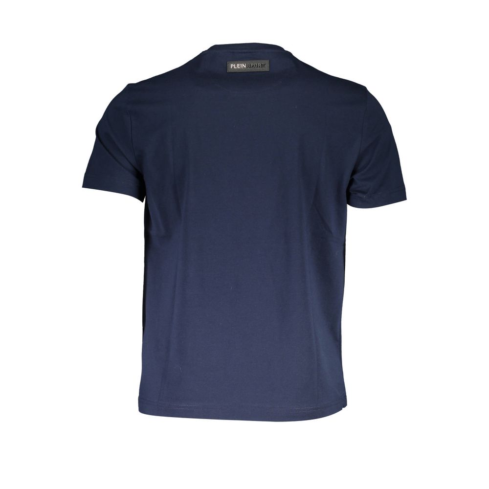 Plein Sport Blue Cotton Men T-Shirt Plein Sport