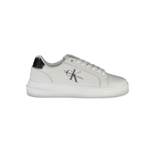 Calvin Klein White Polyester Sneaker Calvin Klein