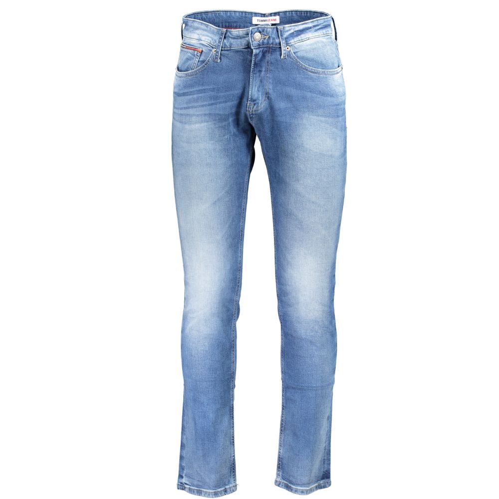 Tommy Hilfiger Blue Cotton Men Jeans Tommy Hilfiger