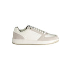 Gas White Polyester Men Sneaker