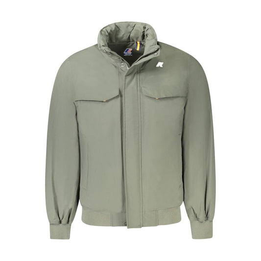 K-WAY Green Polyamide Men Jacket K-WAY