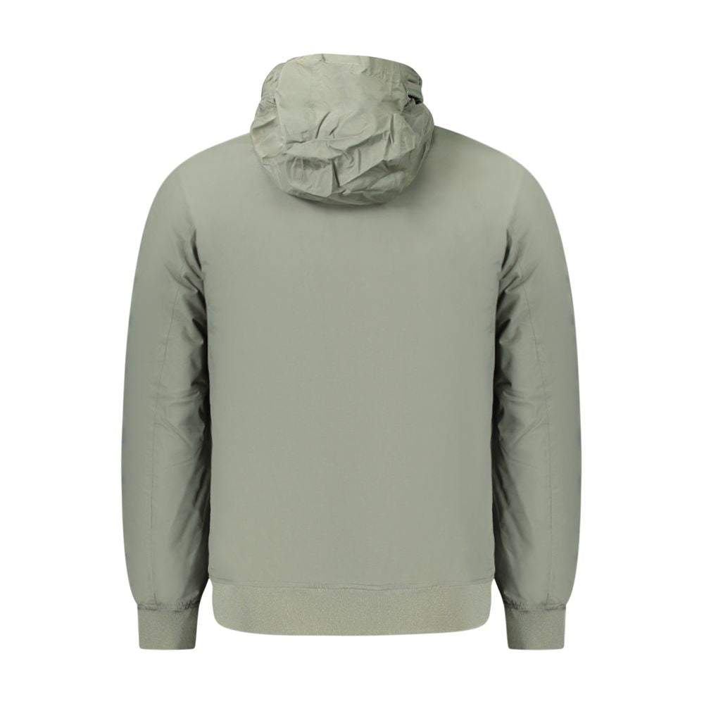 K-WAY Green Polyamide Men Jacket K-WAY