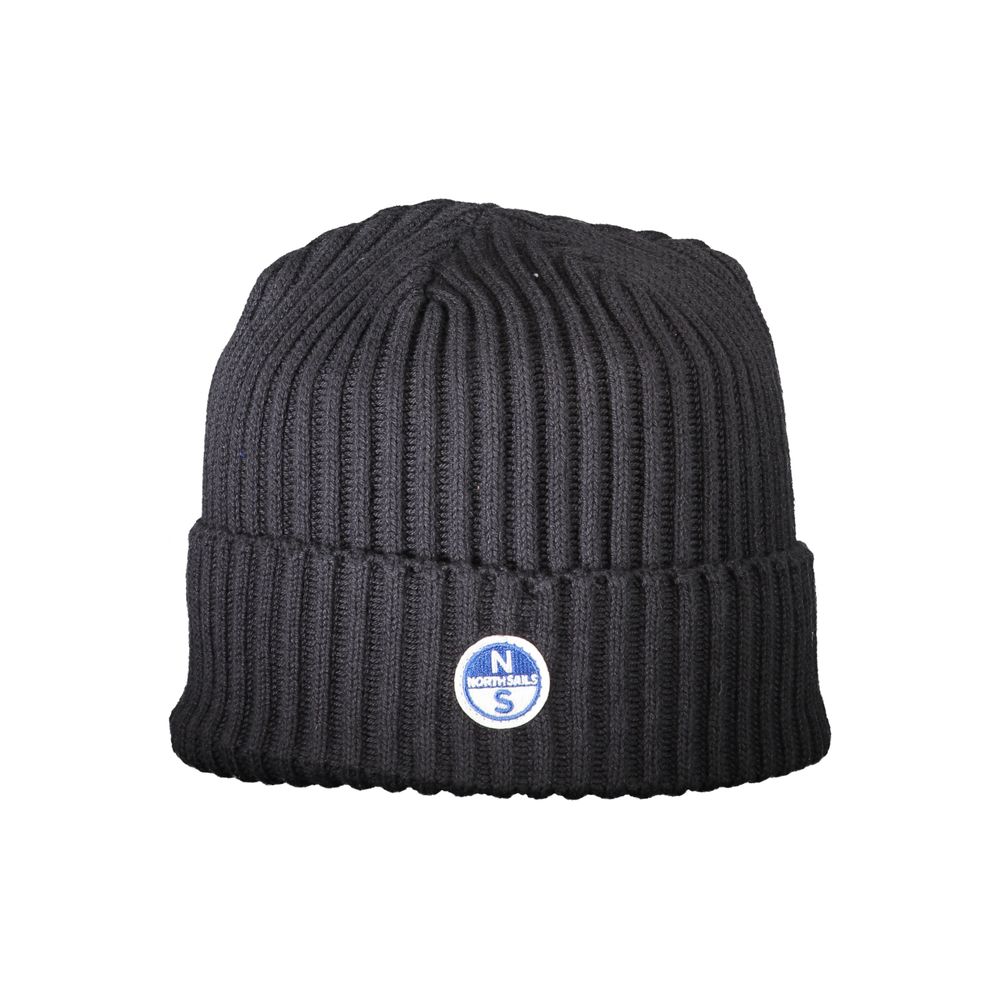 North Sails Black Cotton Unisex Cap North Sails