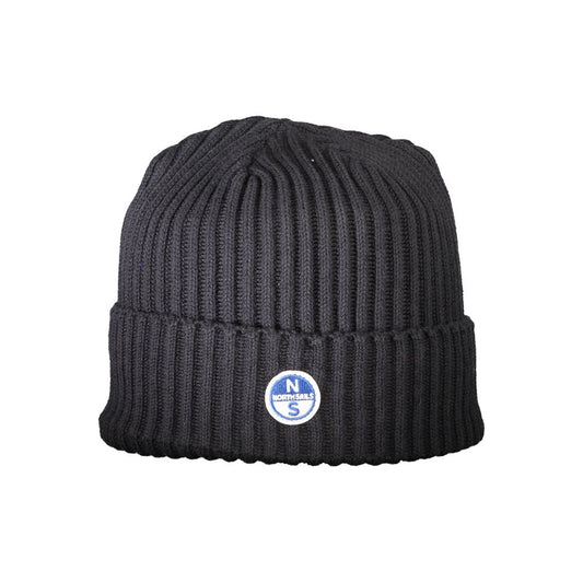 North Sails Black Cotton Unisex Cap North Sails