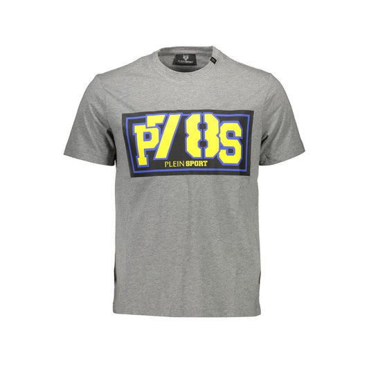 Plein Sport Grigio Cotton Men's T-Shirt Plein Sport