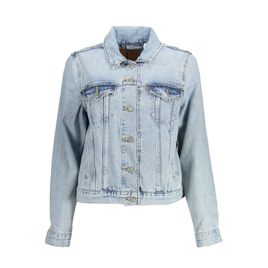 Levi's Light Blue Cotton Women Jacket Levi's