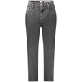 Tommy Hilfiger Nero cotton women’s jeans showing classic five-pocket style and slim fit, dark denim fabric.