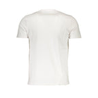 North Sails Bianco Cotton Men’s T-Shirt displaying a classic white cotton t-shirt with the North Sails logo on the chest.