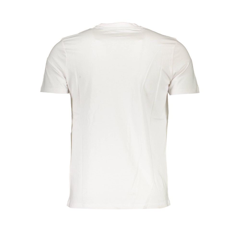 North Sails Bianco Cotton Men’s T-Shirt displaying a classic white cotton t-shirt with the North Sails logo on the chest.