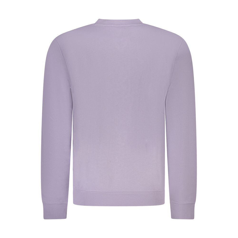 Hugo Boss Purple Cotton Sweater Hugo Boss