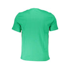 North Sails Verde cotton men's T-shirt displayed flat, showcasing its classic design and soft fabric in a neutral setting.