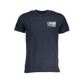 Blue Cavalli Class cotton men's T-shirt with a classic fit and round neckline, featuring subtle brand detailing.