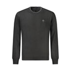 North Sails Grigio Wool Men’s Sweater, gray knit sweater with ribbed cuffs and neckline, casual and comfortable for everyday wear.