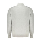 Norway 1963 gray men’s sweater made of polyamide, featuring a classic knit design and crew neckline.