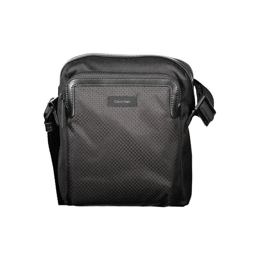 Calvin Klein Black Polyester Men Shoulder Bag Calvin Klein