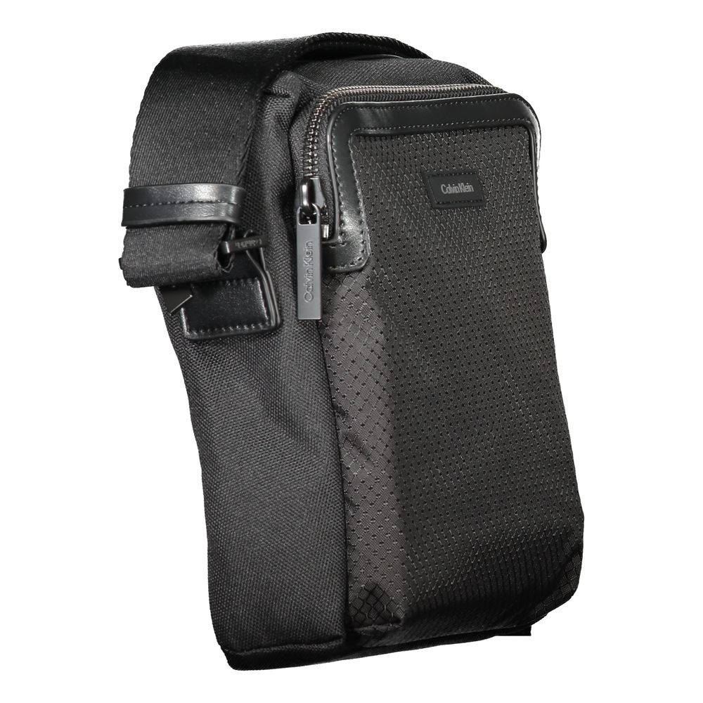 Calvin Klein Black Polyester Men Shoulder Bag Calvin Klein
