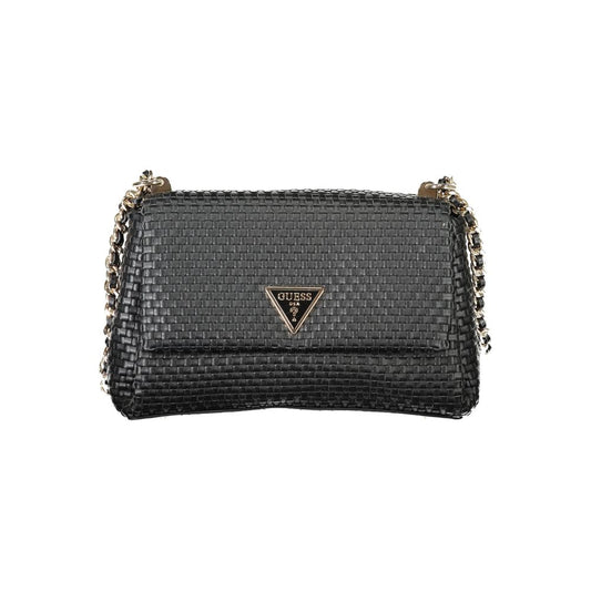 Guess Jeans Black Polyethylene Women Handbag Guess Jeans