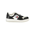 Tommy Hilfiger Bianco women's sneaker with white polyurethane upper and laces, casual athletic footwear with stylish design.