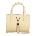 Mario Valentino beige women's polyurethane bag with stylish design and top handle, perfect for everyday use.