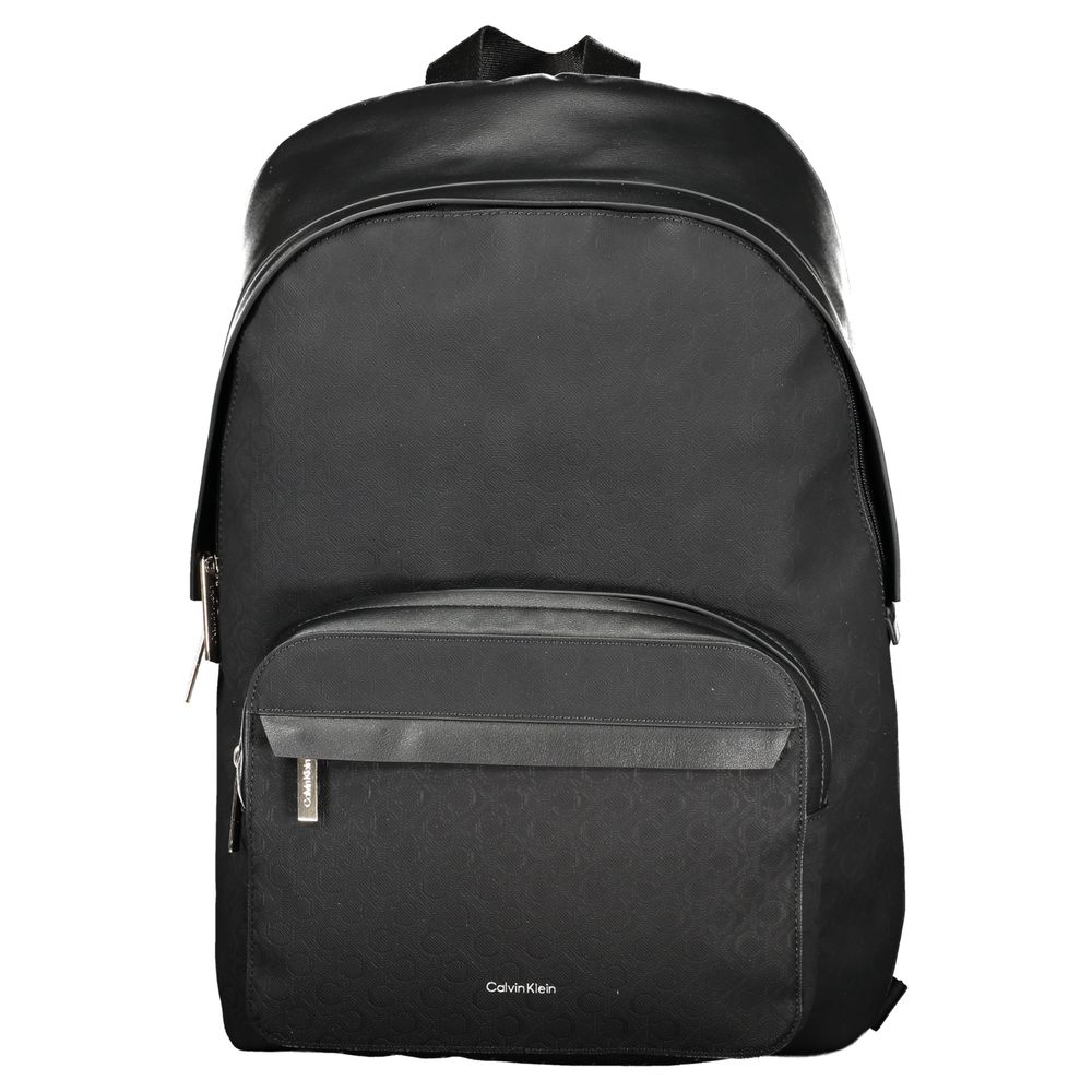 Calvin Klein Black Polyester Men Backpack Calvin Klein