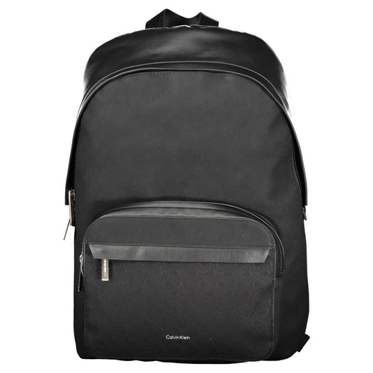 Calvin Klein Black Polyester Men Backpack Calvin Klein