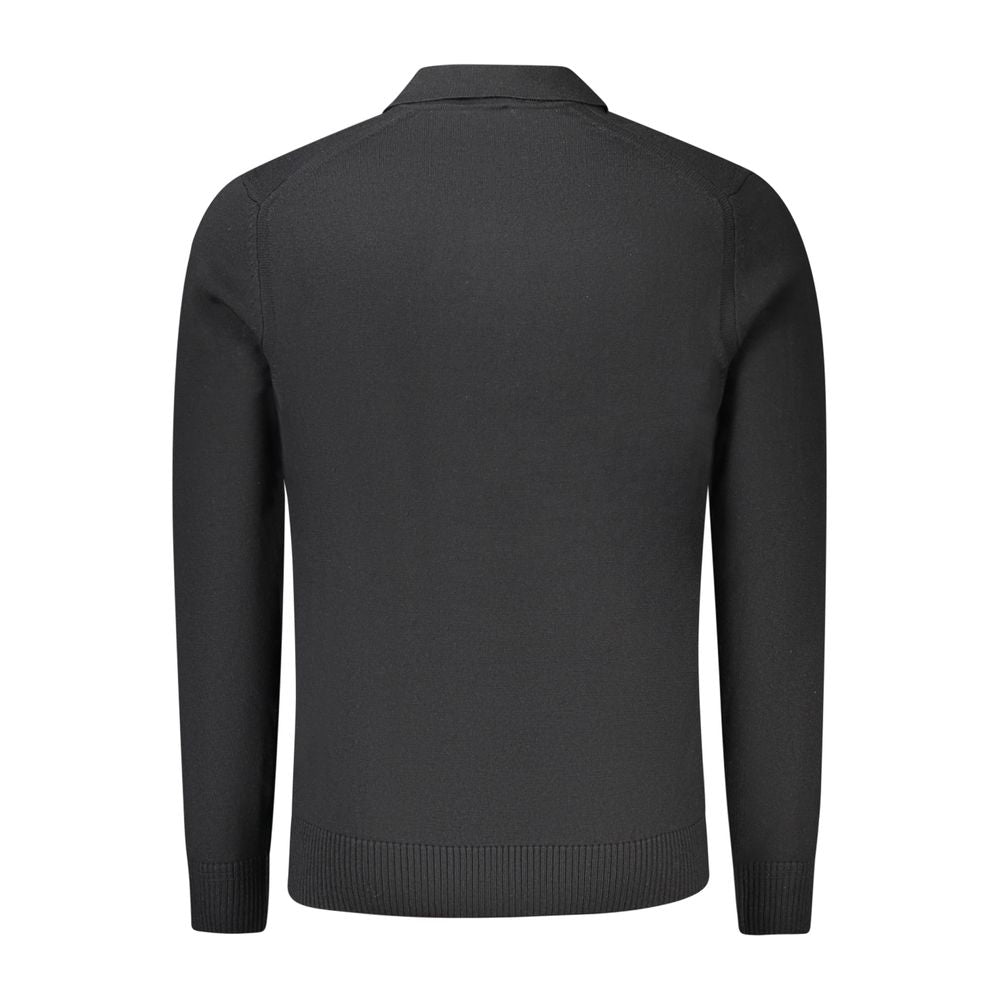 Hugo Boss Black Wool Men Sweater Hugo Boss