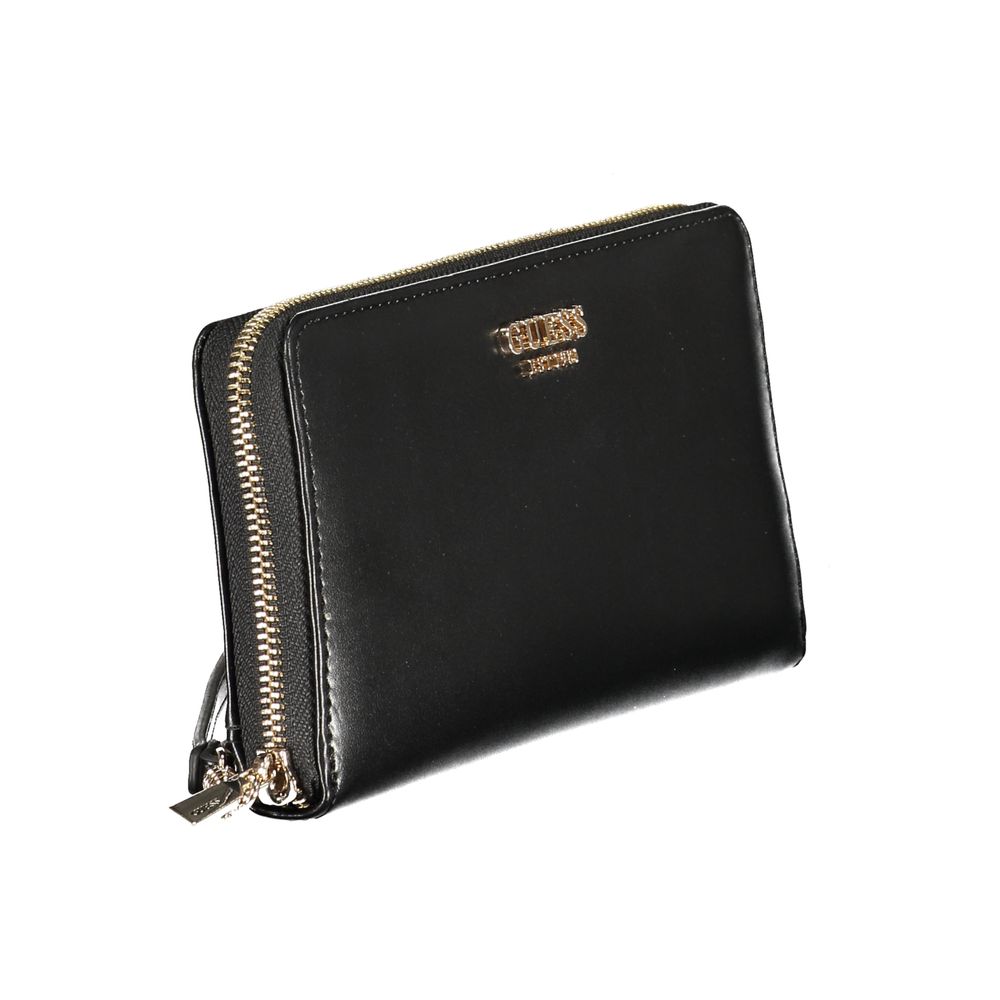 Guess Jeans Black Polyethylene Wallet Guess Jeans