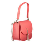 Mario Valentino Rosa women's bag with removable handles, multiple pockets, made of polyurethane, stylish and functional accessory.