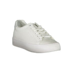 Calvin Klein Bianco Pelle Women Sneaker Calvin Klein