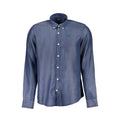 North Sails blue Lyocell men's shirt laid flat showing soft fabric and classic collar detail.
